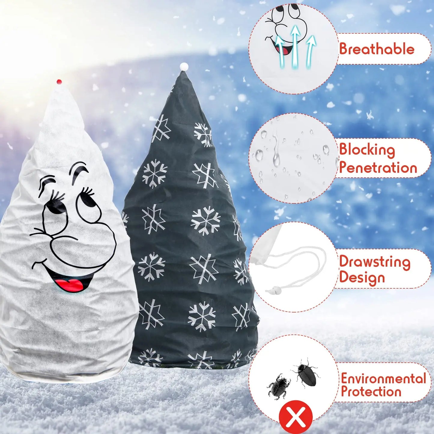 Lustiger Pflanzenschutz für den Winter