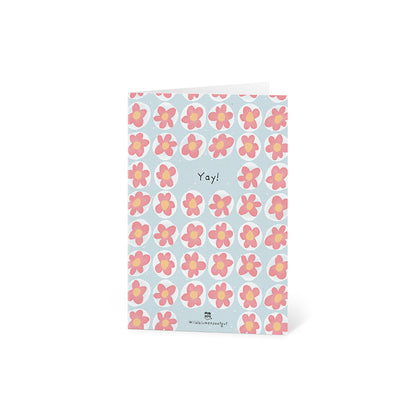 Grußkarte - Yay!