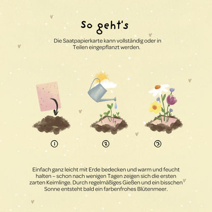 Grußkarte - Hallo Sonnenschein