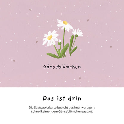 Grußkarte - Danke, dass du beim Wachsen geholfen hast