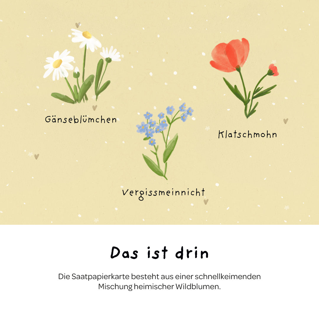 Grußkarte - Hoch sollst du leben!