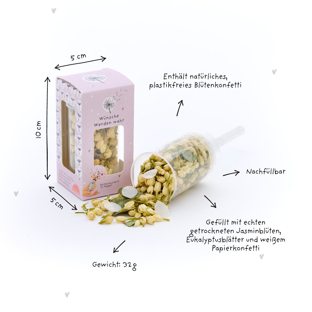 Blütenkonfetti - Wünsche werden wahr