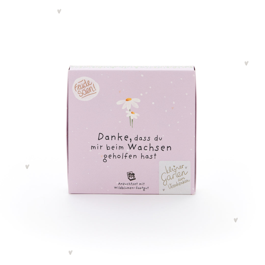 Pflanzkästchen - Danke wachsen