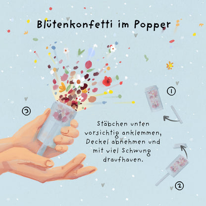 Blütenkonfetti - Glückskind