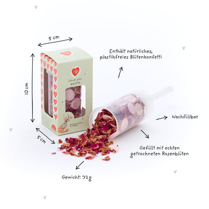 Blütenkonfetti - Love You Bestie