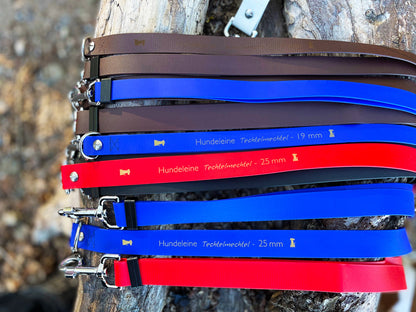 Doppelleine TECHTELMECHTEL aus BioThane®/Pop - Band