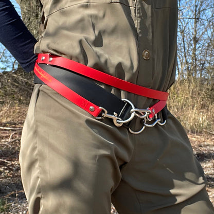 Leinen-Bauchgürtel CHILL  (BioThane®) 78-120 cm