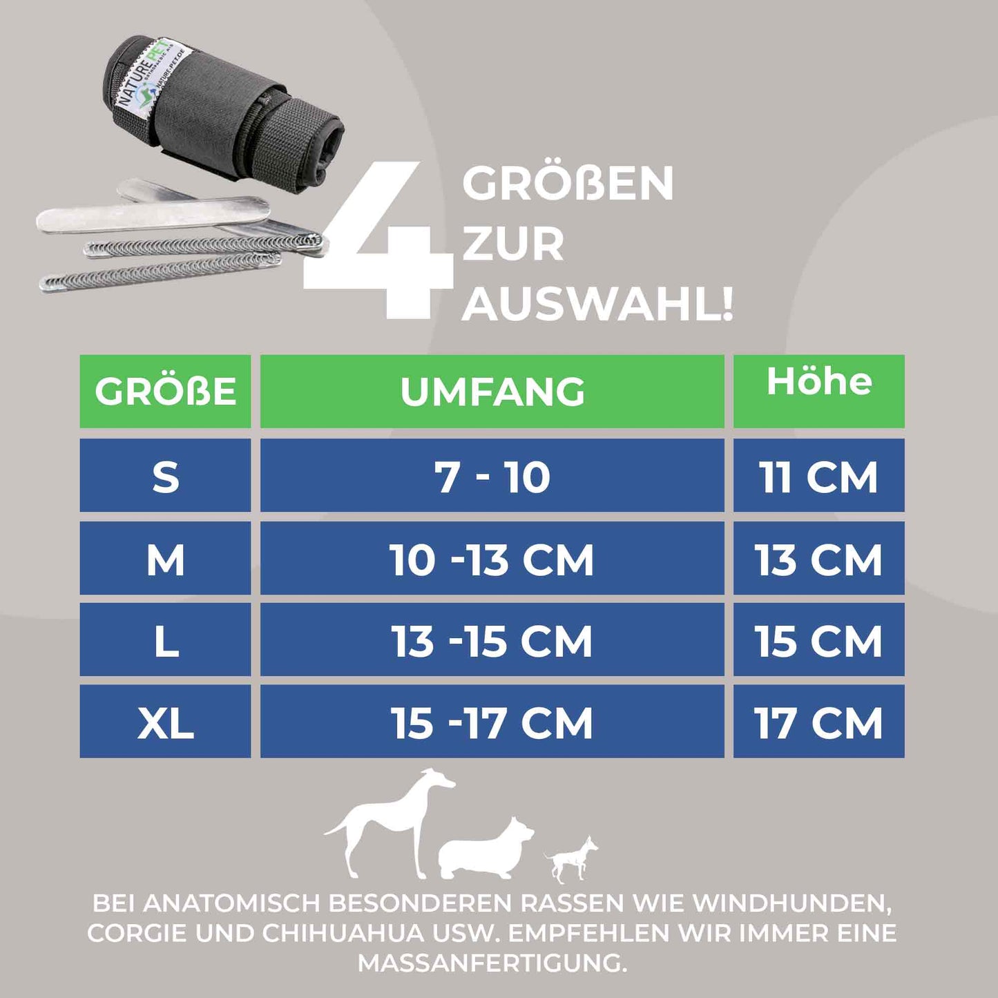 Stabilisierungs Handgelenkbandage für Hunde