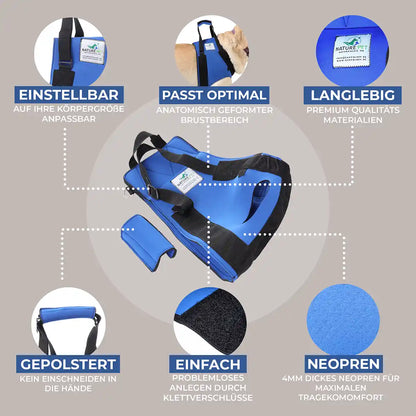 Vordere Tragehilfe für Hunde