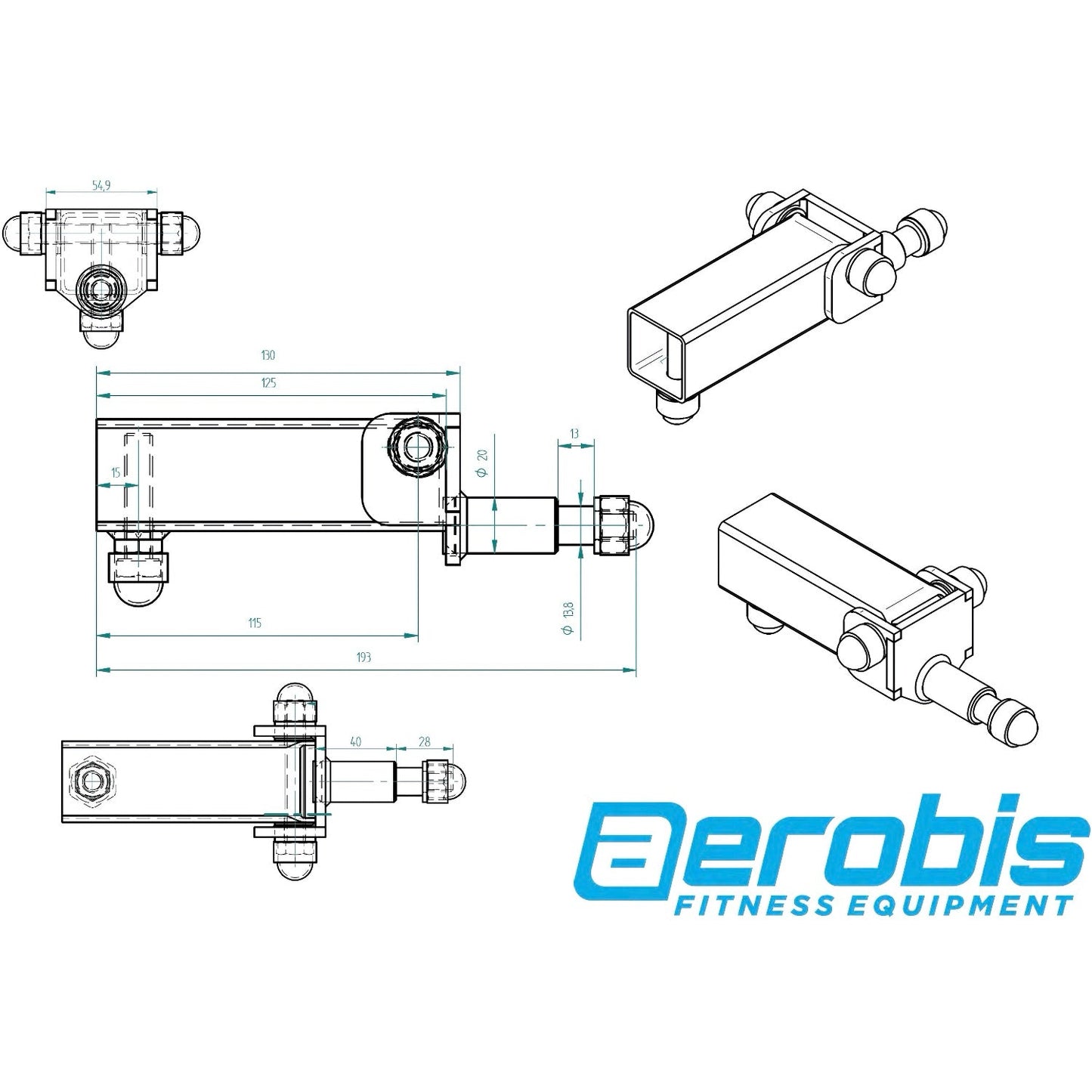 Wall Rail - Fast height adjustment for revvll and Kinetic Trainer