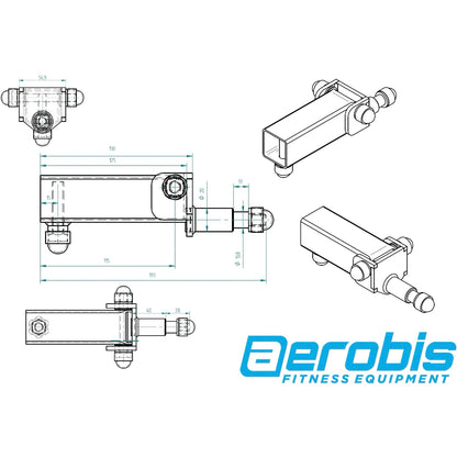Wall Rail - Fast height adjustment for revvll and Kinetic Trainer