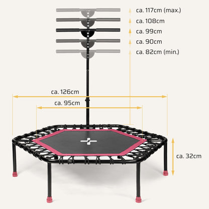 Höhenverstellbares Fitness Trampolin