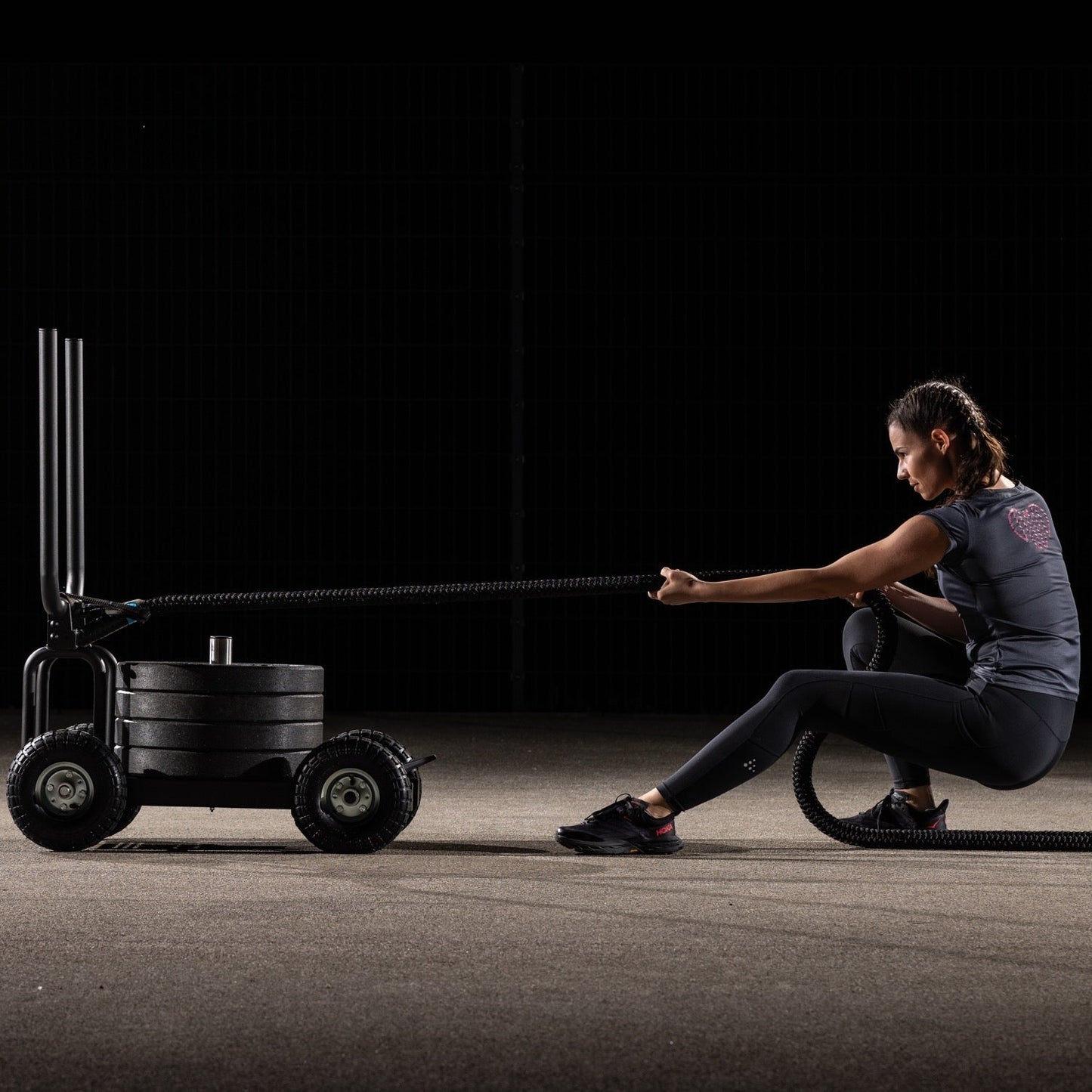 Pain Train - Patented Resistance Sled on wheels