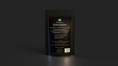 Premium Erlenzapfen -  60 Stück