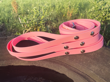 Hundeleine UM'S ECK (1,50 m) aus BioThane®/POP - Band