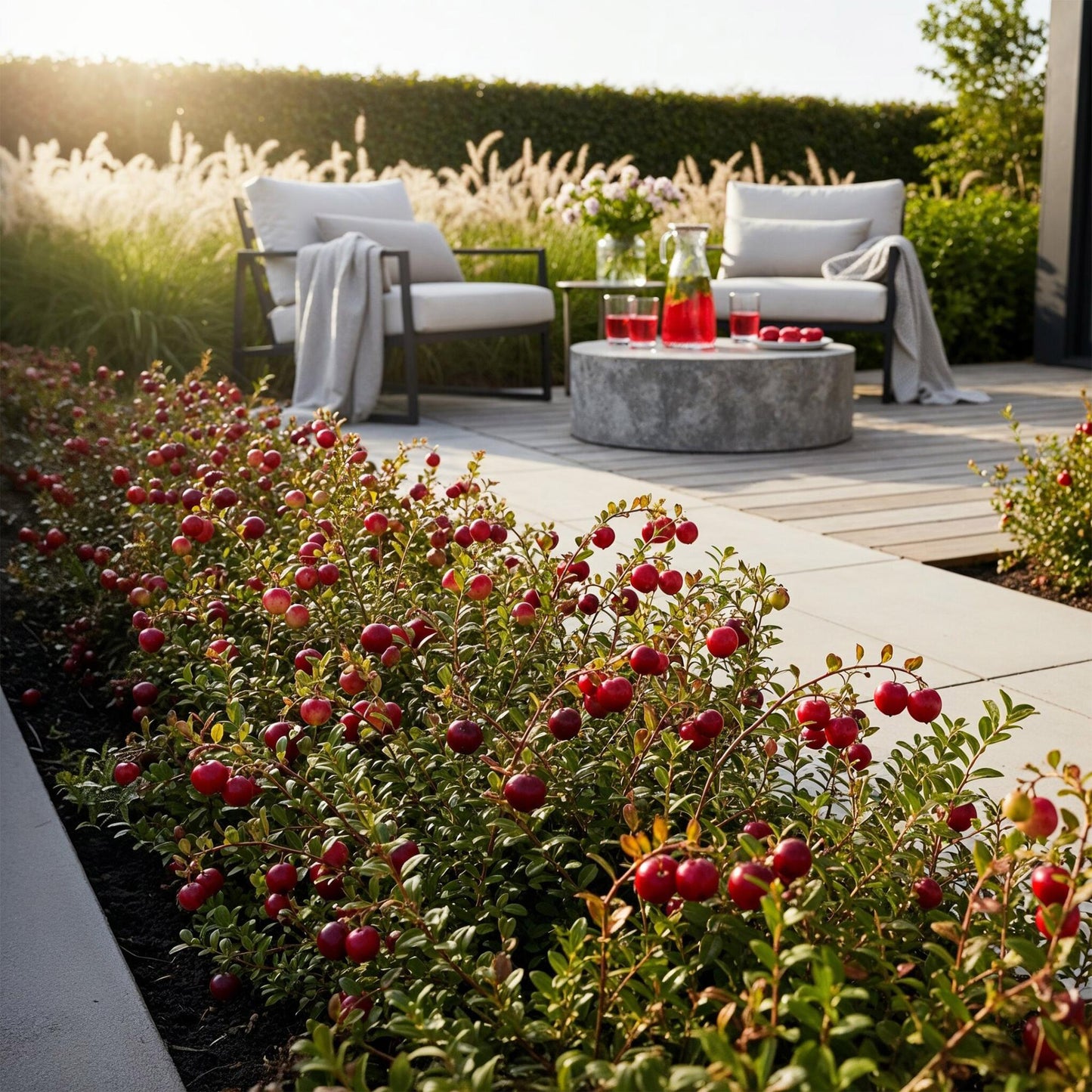 Blaubeere Early Black – Vaccinium macrophylla – Winterharte Obstpflanze – 3 Pflanzen 9cm – Dunkelrote Früchte – Für Beet & Balkon