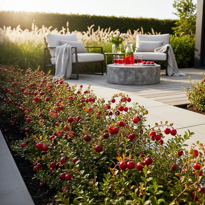 Blaubeere Early Black – Vaccinium macrophylla – Winterharte Obstpflanze – 3 Pflanzen 9cm – Dunkelrote Früchte – Für Beet & Balkon